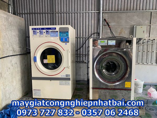 Lắp đặt máy giặt công nghiệp Yamoto tại Hà Nam